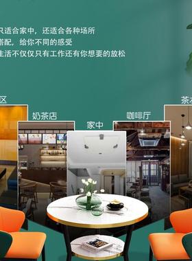 简约岩板接谈20869待洽桌椅组合休阳台茶桌谈椅三件套餐桌民宿判