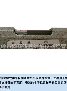 山仪潍坊微型水平ST84小型钳东工水平仪84*2JUR0*2条式框式1合像