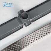 钢LUT厂条淋家直销浴房加厚304不锈地漏酒店工程浴室防臭长形地漏