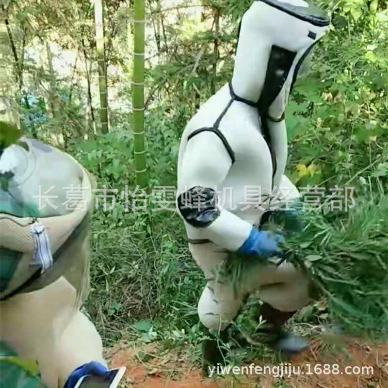 马蜂服防衣蜜全套连体透气服加厚防LOD蜂蜂衣胡专用防护捉衣服蜂