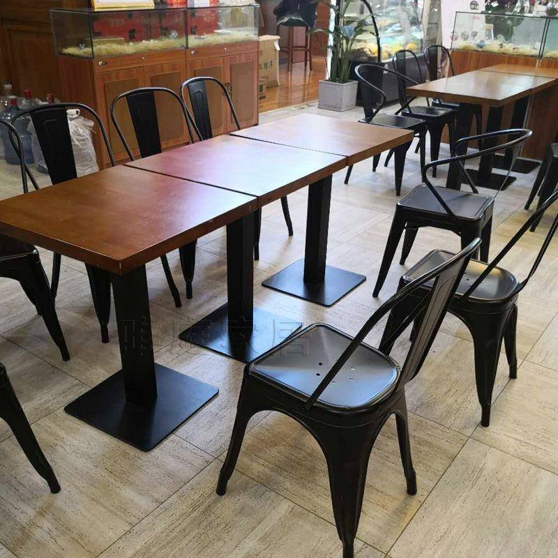 厂家欧式子工业风外XNX铁艺餐椅铁皮椅户金属靠背椅皮铁椅商用