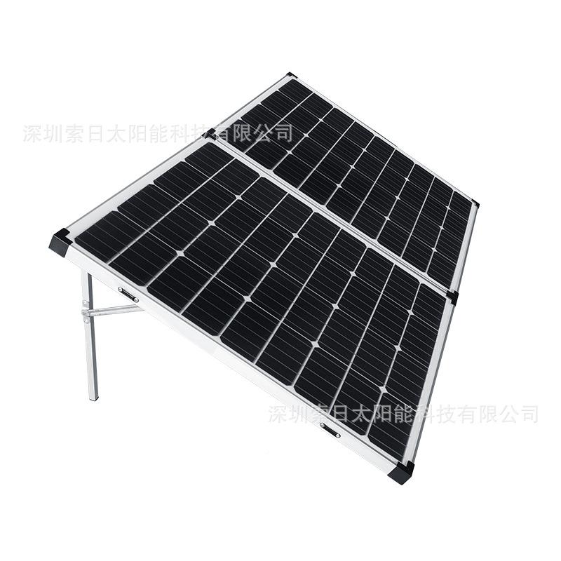 厂家直供晶太阳能电折叠玻家璃板用DDD光伏发板户外单便携发电板