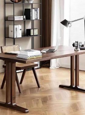 选简约木家用客厅书桌办YFF公严室办公工作台大桌长桌学习桌会议