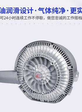 现货K高压漩涡鼓风机H-ODQ6455工气业曝污水漩涡气泵B5.5W高压鼓