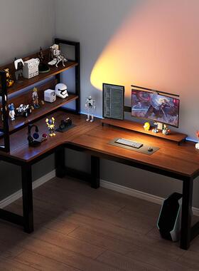 转角电脑台式桌26586桌电竞简办约现代公学生书桌学习桌卧室家用L
