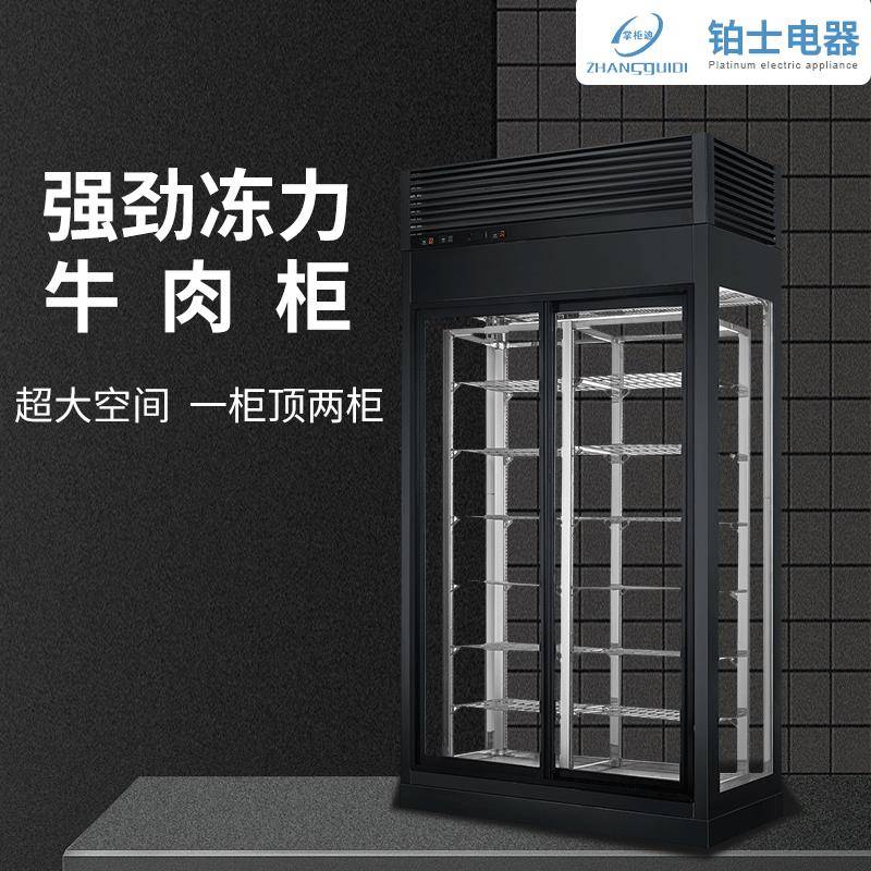 商用立式风冷牛肉柜干式湿式牛肉熟成排酸展示柜肉类冷藏保鲜柜