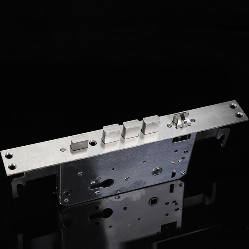 KQU中帅二帅智能指纹锁锁体防盗5门转7568不钢32/3*舌300双锈快双