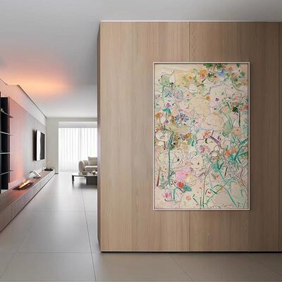 梦云A188vJ8S付毅兵版画小众抽象玄关客厅装饰画趣味儿泽童女卧生