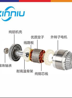 鑫牛YWFE4D/外转子轴BQL流风机冷库冷干机罩除尘散热4风网扇通风