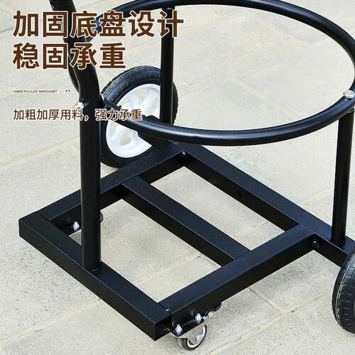 升级四轮倒水车音手式拉小推NOY车倒轮垃圾运水桶农静村家用泔水