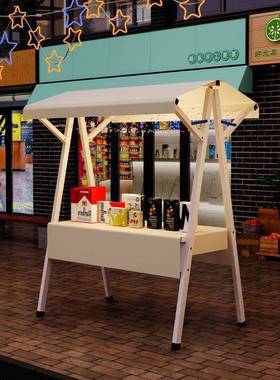 地摊集展市摊位示无品牌/架花车折市网红摆摊促销夜户外移动可叠