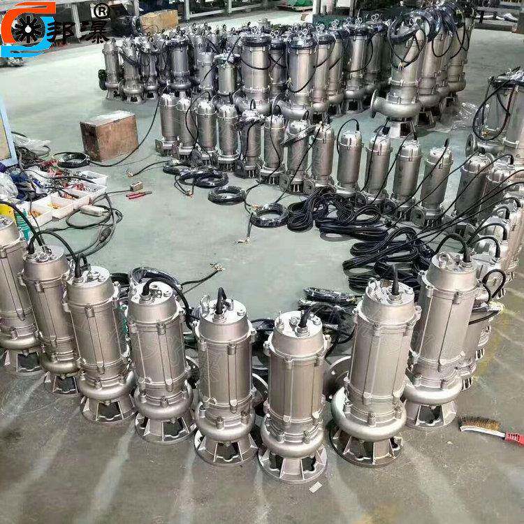 不ZRP钢潜水排污泵耐蚀潜水锈泵304/31L污腐水泵雨水6提升泵