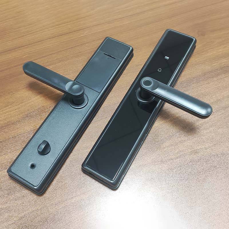 厂家现货酒店锁IC卡家用公寓一握开指纹锁家用防盗门电子智能门锁