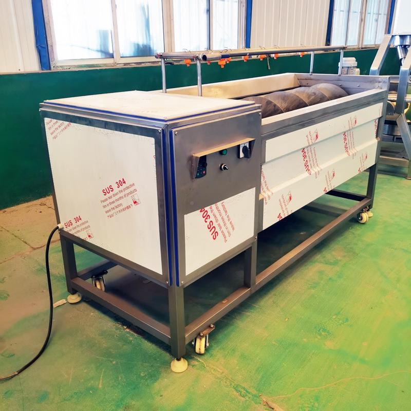 全自动辊清洗备猪牛XHO羊机头蹄清洗设洋芋红薯地瓜清洗土豆去皮