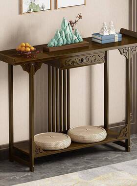 玄关桌中式靠墙子供桌中新式古风案几订HZN婚道具条桌玄关台婚礼