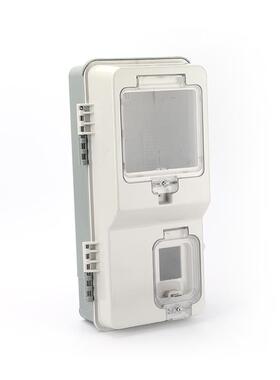 单相口箱单布线箱透明免开出盖电表箱子插卡电表箱家用WIU电相表