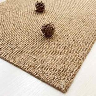 地剑麻绳地毯垫...品剑麻地毯日式亚卧编室棉麻JDO手工麻家用麻绳