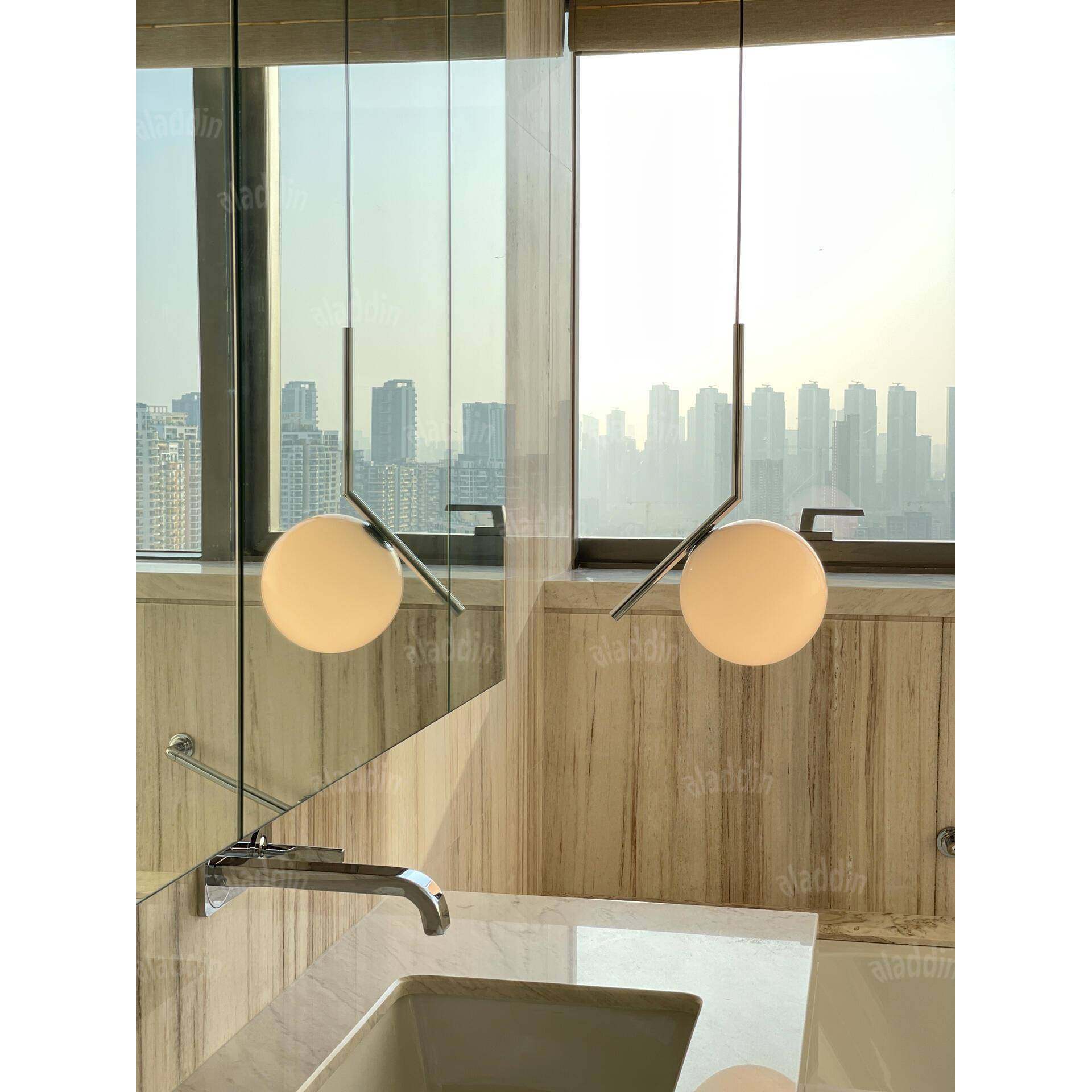 意大利f轻losI灯C738吊灯全铜玻璃镜简前灯现代奢餐厅极卧室床头,家装灯饰光源,智能吊灯,淘宝优惠券,粉丝福利购,淘宝优惠卷