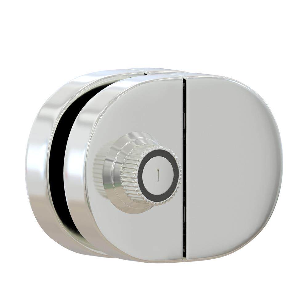 不锈钢指纹玻璃门锁办公室免打孔门锁免胶单开双开玻璃锁易安装