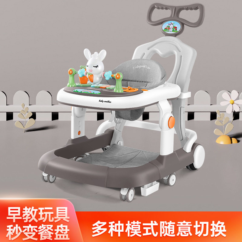 婴儿学步车助步车o型腿新款多功能宝宝儿童可坐推起步车防侧翻