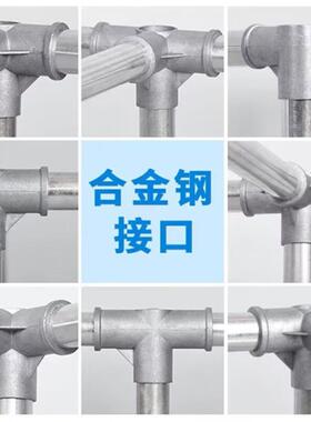 衣家用卧室简易布柜全架布艺防尘出租钢房加厚加粗收纳挂OZP衣衣