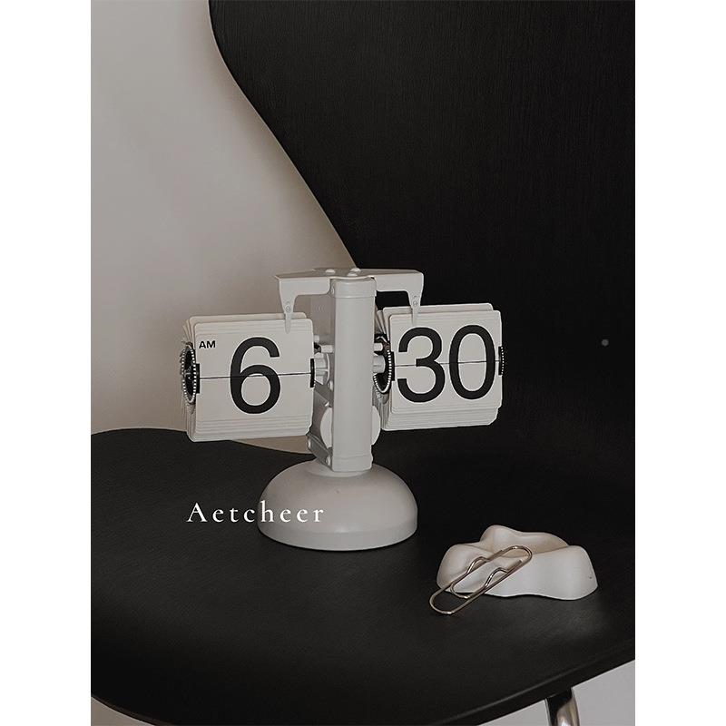 创意欧式机械自OBR动翻页时客厅电视柜酒柜装饰品古摆件复家居钟