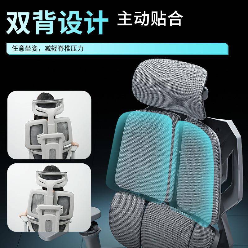 by赛谷战甲1号电工竞脑椅人体学椅CBSk电椅办公椅可