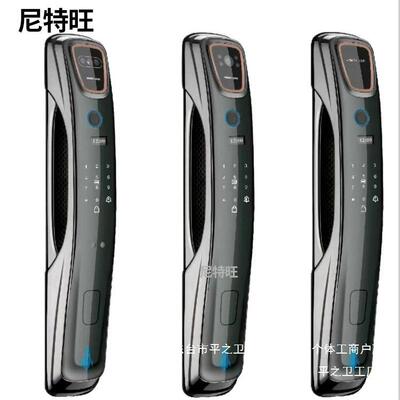 门人脸见详情识别指纹锁可视电门子密码入锁家用防盗门锁全自动户