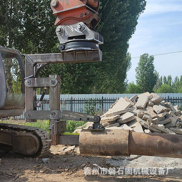 园林绿化混凝旋土吊装管机转型水泥管夹LIC泥具挖机水拆卸夹子
