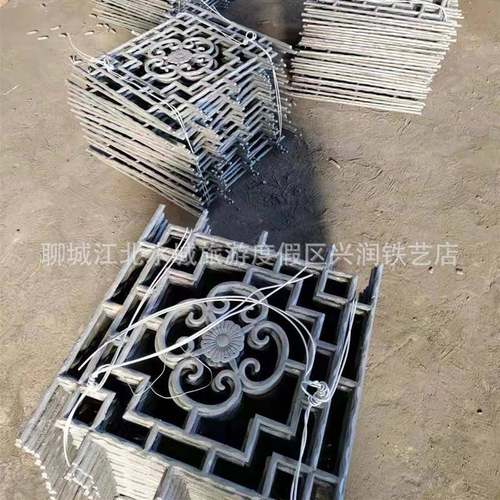 花福建铸铁花铁栏艺大门牌坊装饰花门顶阳台护件配铁HNQ艺花