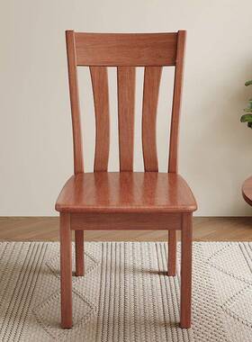 实餐椅家用约现凳代简原中式酒店餐木厅吃饭71170餐桌椅子靠背椅