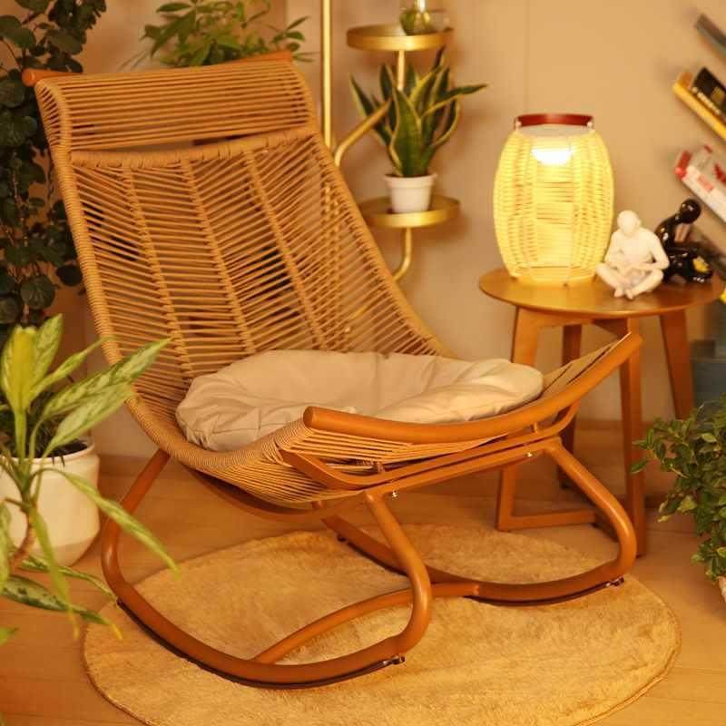 精欧户外椅阳台休闲椅子摇用摇椅躺椅摇大人家逍F969H8M5遥椅懒人
