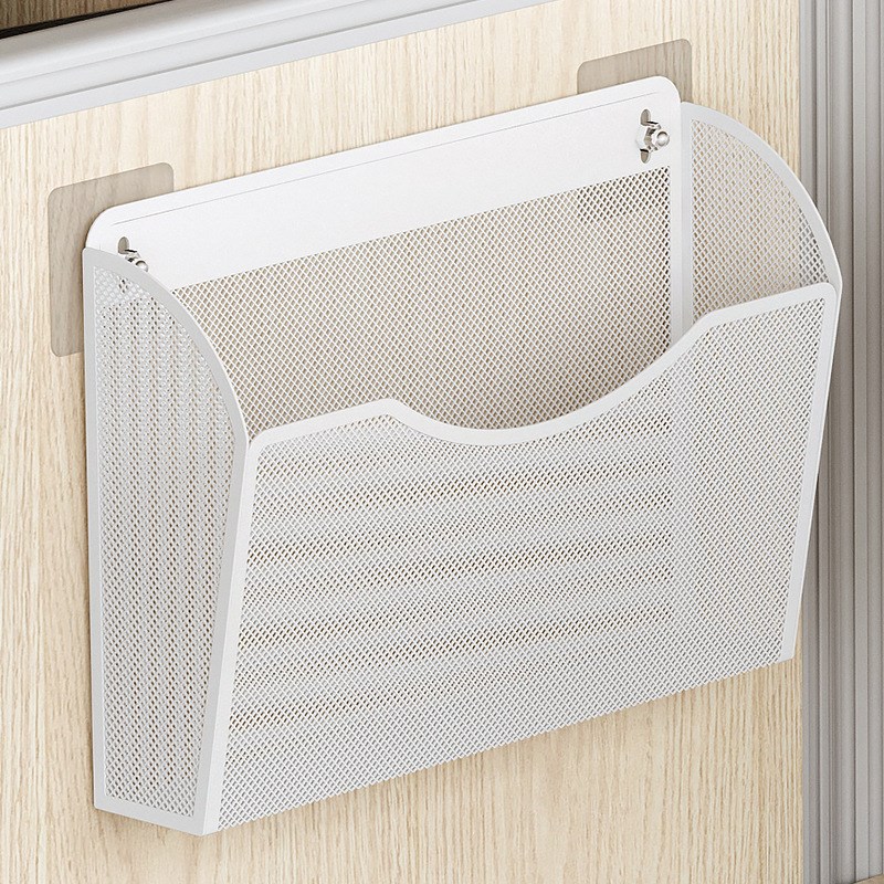 办公桌收纳盒壁挂式墙上A4纸文件夹架子工位整理创意杂志书桌薇妍