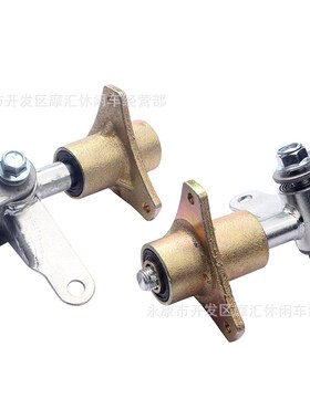 ATV四轮沙滩110 168CC卡丁车配件6寸轮毂转向节主轴法兰羊角全套