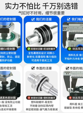 SC标准气缸EU防尘气动大全32 40 50 63 80 100-25x75x100x200x300