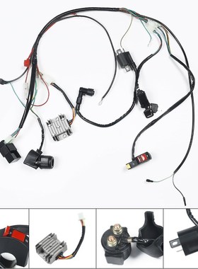 越野摩托车CG125 150 250CC电启动立式发动机CDI点火器线束总成