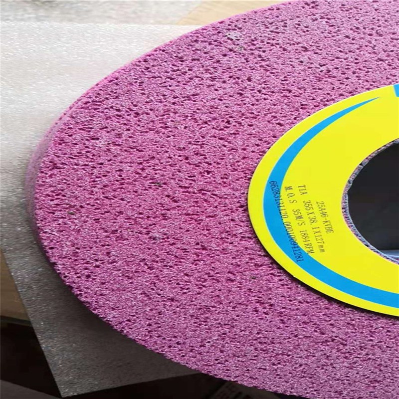 定制诺顿大水磨砂轮络刚玉600*75*305 红色 80#量大从优交期短