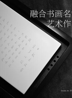 A9F765M6JS47新中金白色茶盘石式盘轻奢石现代家用简约茶乌台茶托