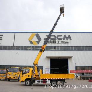 承吊力强举高2城0米多功能随车3.2吨5KXX吨重6.3吨可进市蓝牌吊机