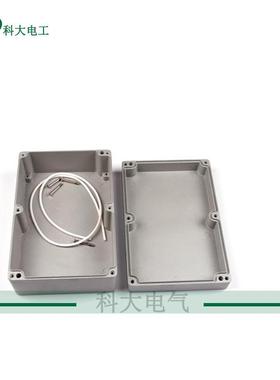 磨砂青灰色铸铝防水盒4222信*15*钮75毫米铸铝按盒HTL号灯铝盒