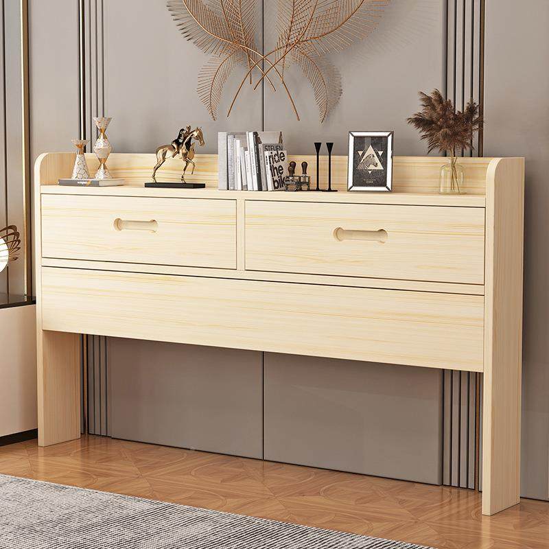 头实木约OMD板米欧式床头板靠单简买双人背榻床榻米可订经济型