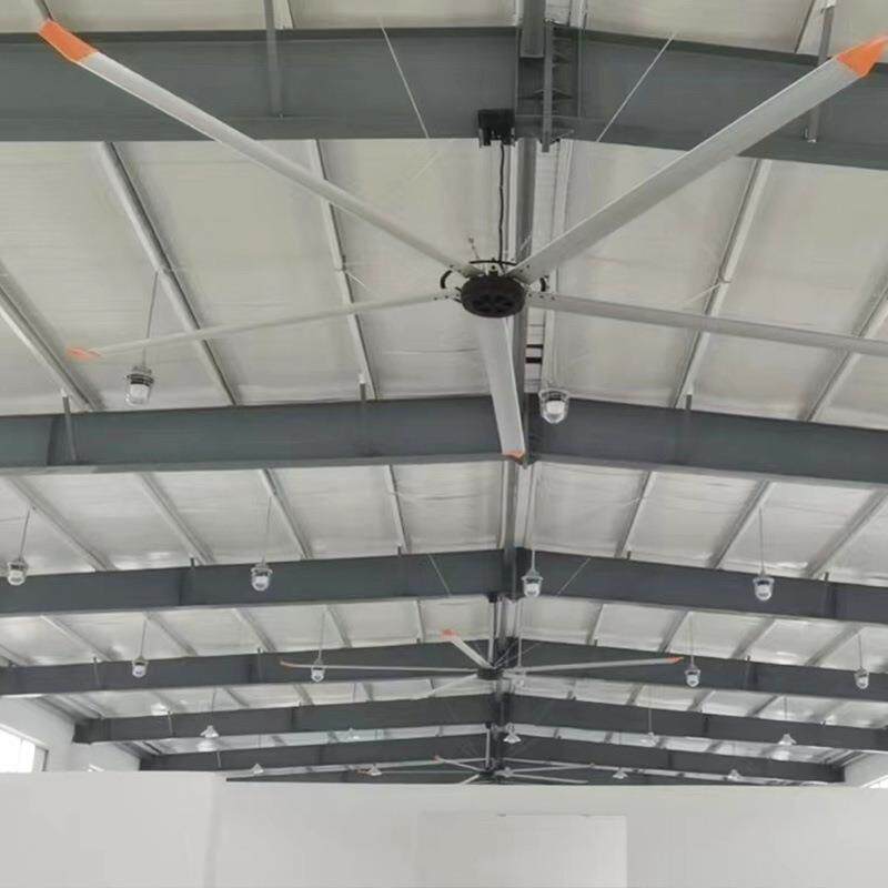 工业磁永大吊扇用于工业厂房SZK览机械厂房等展馆通风7.3米大吊扇