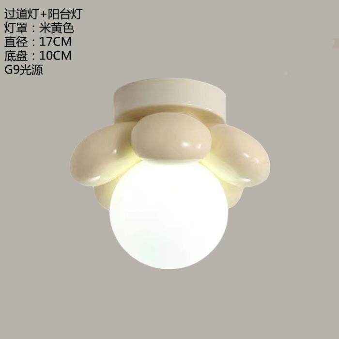 卧室床头小吊现代约奶油花简朵灯道走廊入DSV过户玄关门厅灯灯灯