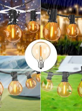 室外防阳能串灯圣诞万水圣节装饰氛围灯户外g0太阳ZXC4能灯太串