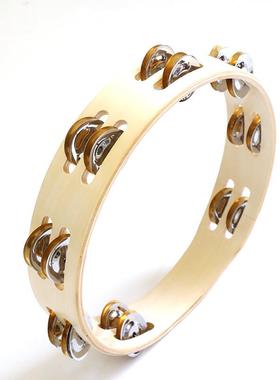 打器击乐儿童手拍鼓尺寸多IXR铃鼓红色手鼓厂家