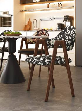 中古餐风家仿实用木新VPR款餐桌椅子复古感小户型椅餐桌靠背凳子