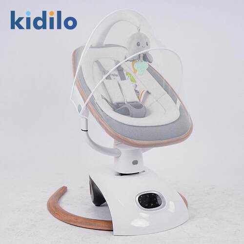 Kidilo篮婴带儿摇椅宝宝摇新生BY058儿电动摇床折叠哄娃哄睡音乐