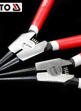 易拓式多功能卡环弹簧钳尔7180无品牌/m日m弯头外卡2轴用YT-138