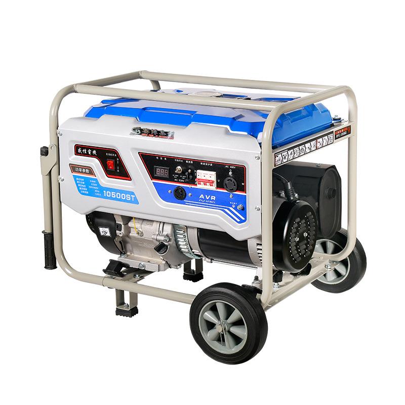 汽油发电机组10500S072T静音30V发电机外户露营救功急大率发电机