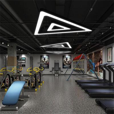 eLY0021d办吊灯三角办公室吊线灯l创意超市教形室灯健身公房造型